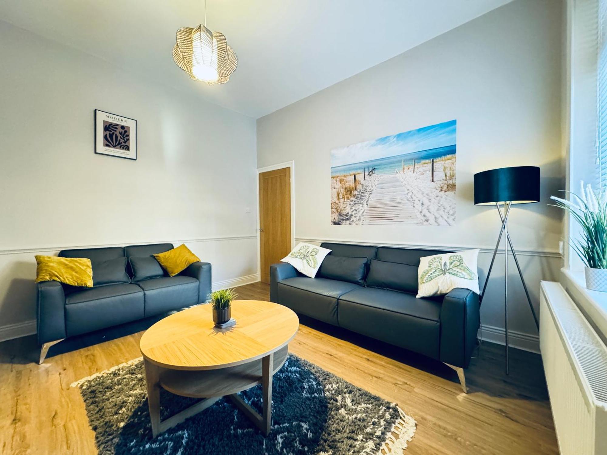 Rockcliffe Retreat, Stylish Coastal Apartment Whitley Bay Ngoại thất bức ảnh